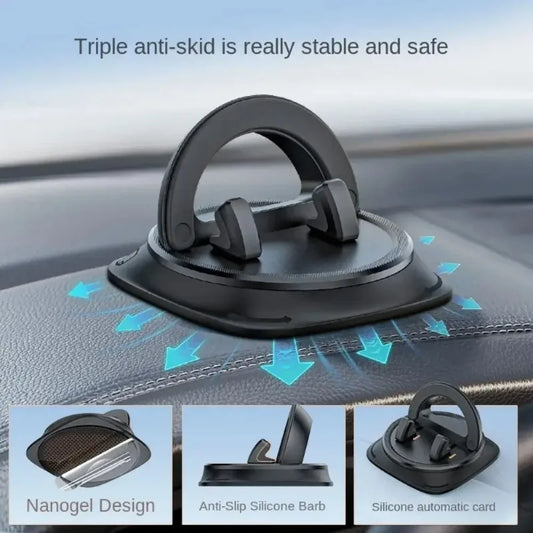 360° Rotating Car Phone Holder – Universal Dashboard Mount