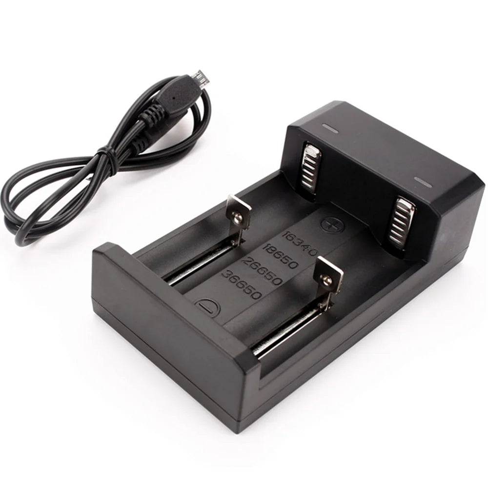 Universal Rechargeable Battery USB Charger – 26650/18650/10400