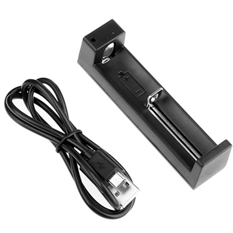 Universal Rechargeable Battery USB Charger – 26650/18650/10400