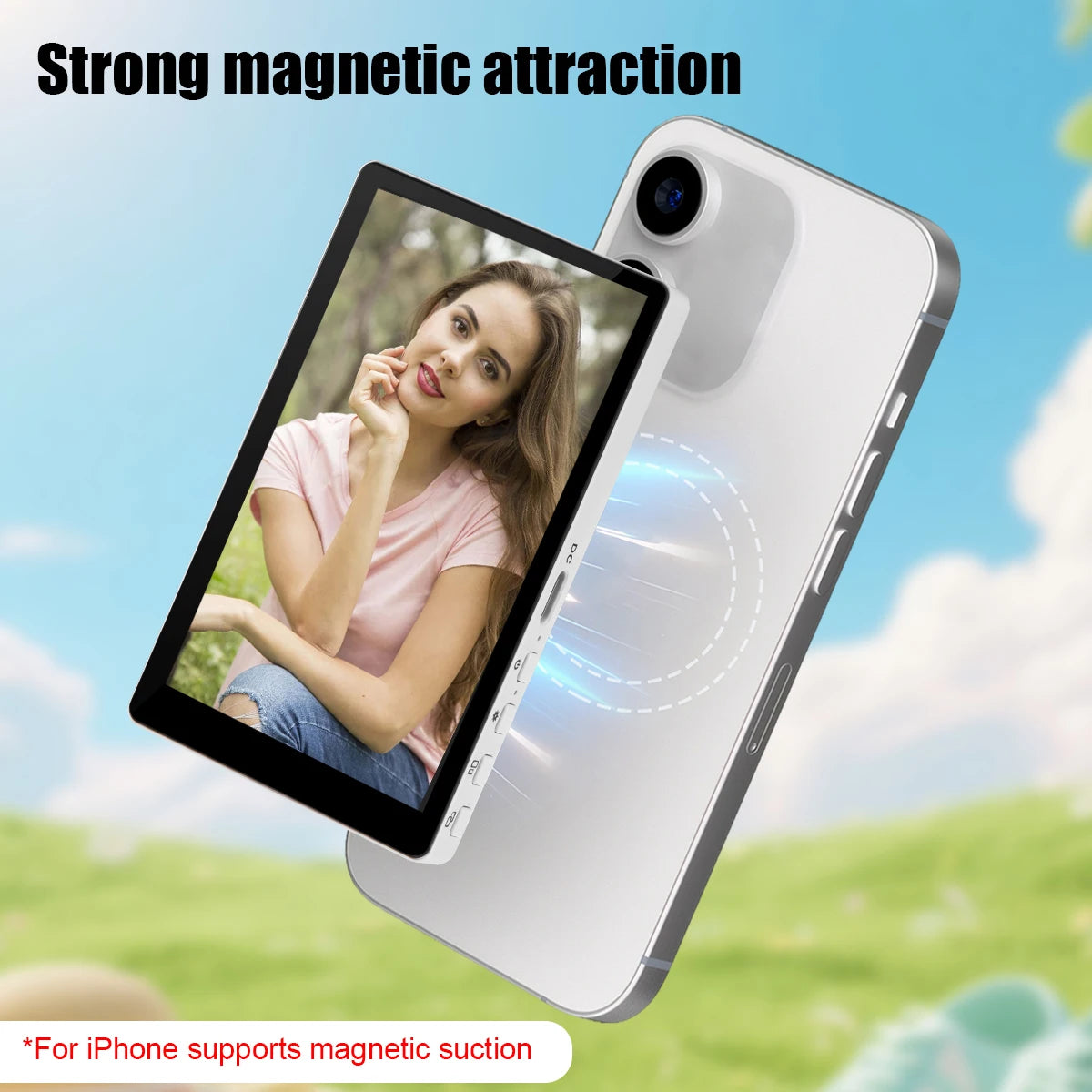 Wireless Selfie Monitor & Vlog Phone Mount – WiFi Bluetooth