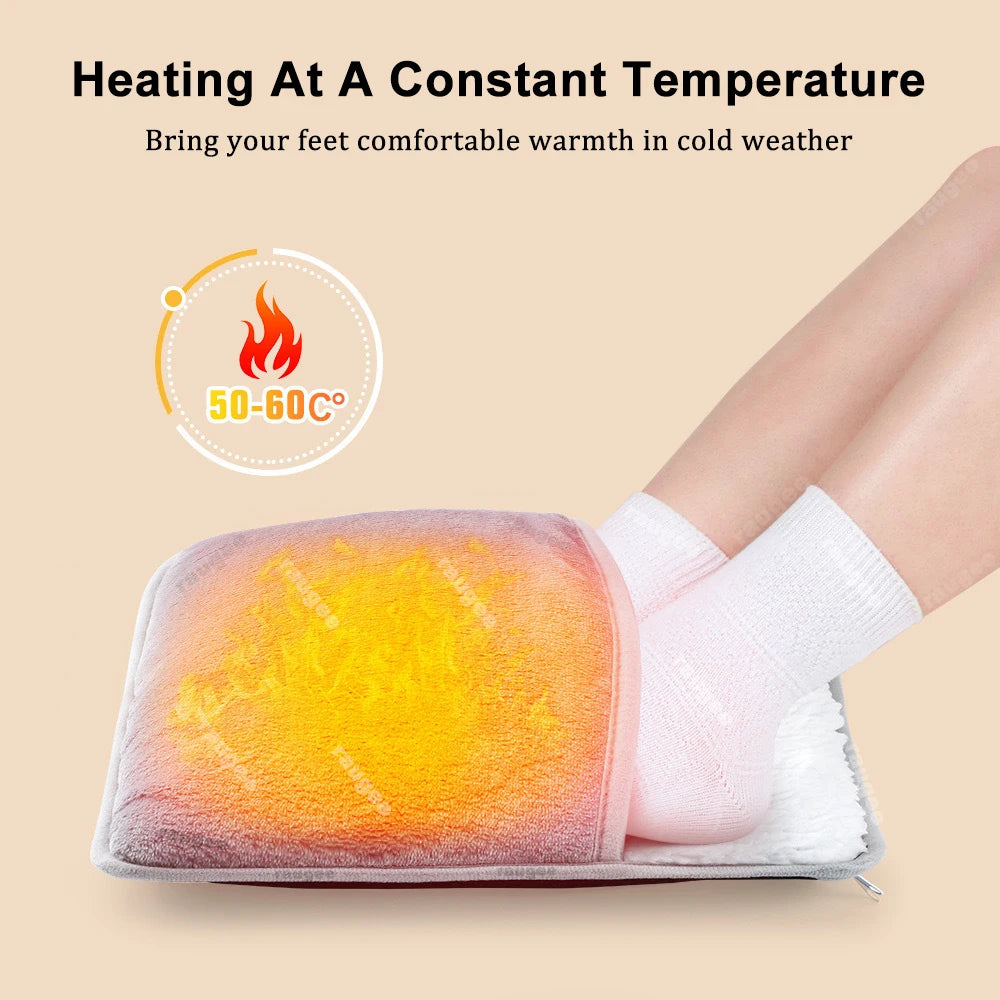 USB Electric Foot Warmer Mat – Portable Winter Foot Heater