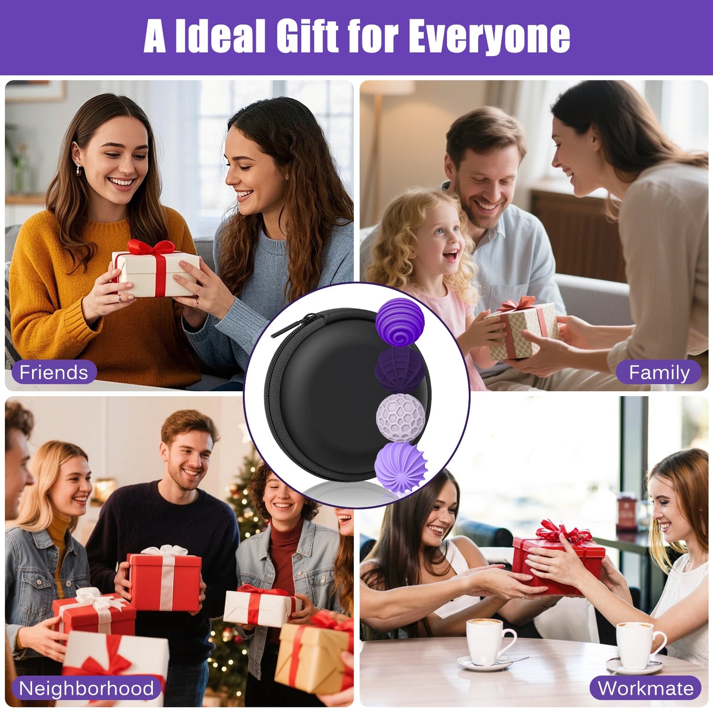 Magnetic Sensory Fidget Balls – Stress Relief & Anxiety Toy