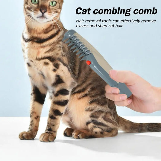 Electric Pet Grooming Comb for Dogs & Cats – Tangle & Mat Remover