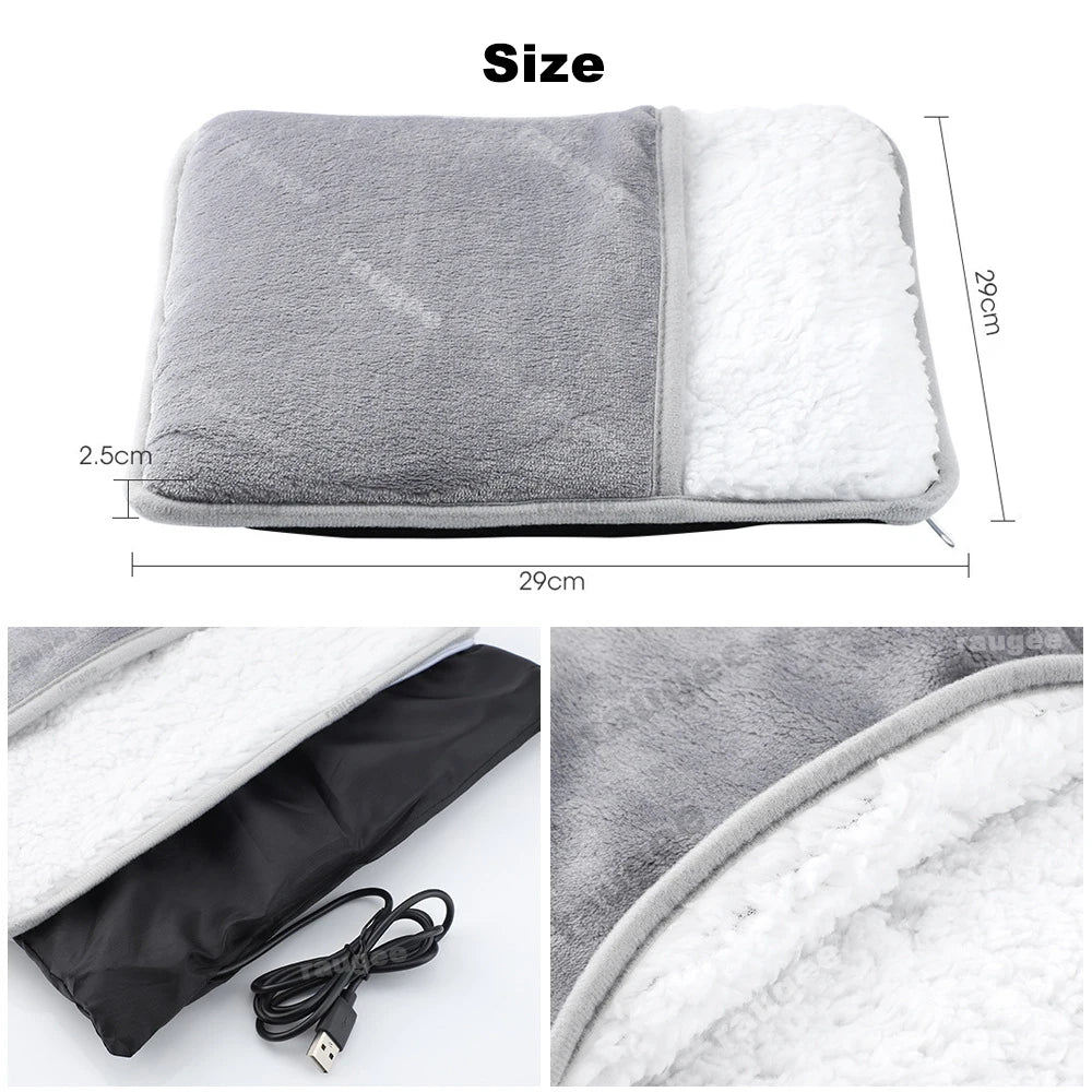 USB Electric Foot Warmer Mat – Portable Winter Foot Heater