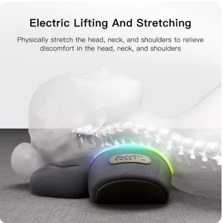 Electric Neck Massager Pillow – Cervical Heating & Vibration