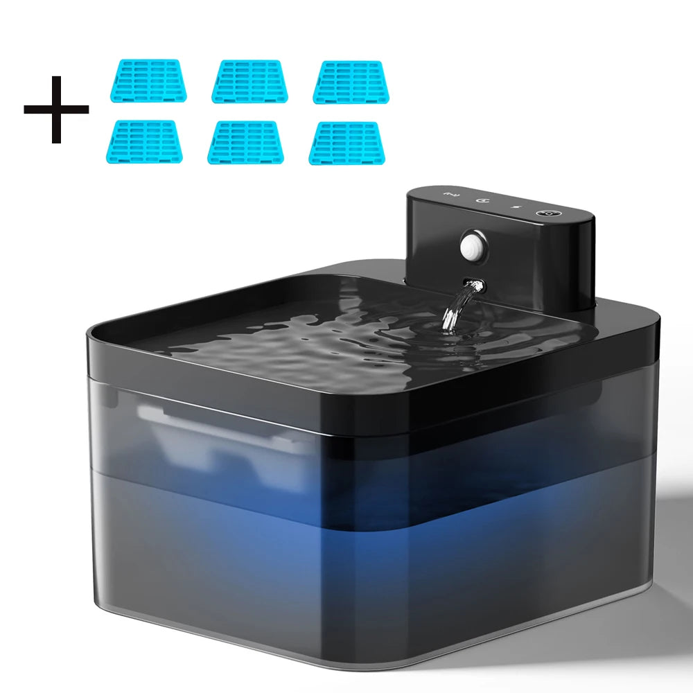 Automatic Cat & Dog Water Fountain 2.2L Wireless Pet Dispenser