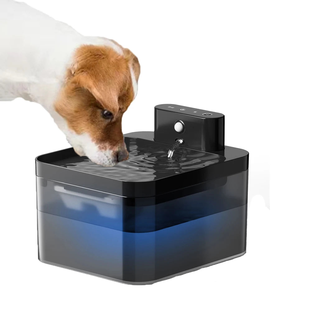 Automatic Cat & Dog Water Fountain 2.2L Wireless Pet Dispenser