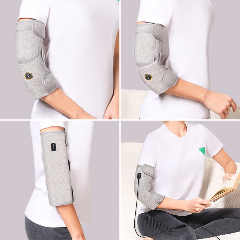Red Light Therapy Elbow Sleeve – Heat & Massage Joint Pain Relief