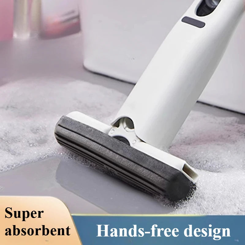 Mini Handheld Mop – Self-Squeezing Floor & Desk Cleaner