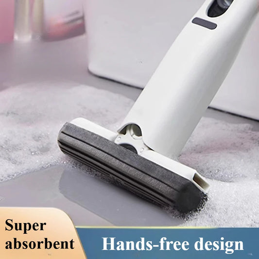 Mini Handheld Mop – Self-Squeezing Floor & Desk Cleaner